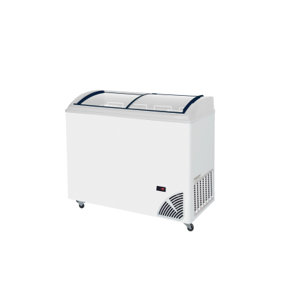 ARO 306/2 White Edge  Pultová mraznička s posuvným oblým víkem a digitálním termostatem s teploměrem  Byfal | 48545