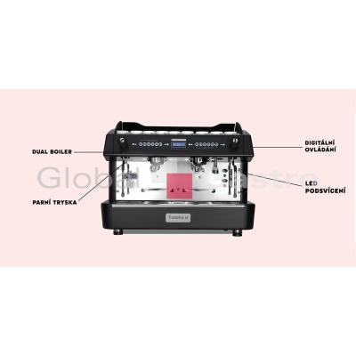 FIAMMA 7240211 | Dvoupákový kávovar COMPASS II DualBoiler (černý)