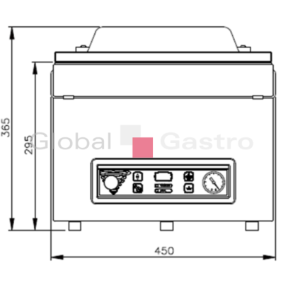 Vakuová balička Henkelman JUMBO 30   vypouklé víko (senzor vakua) | HENKELMAN 5510314S