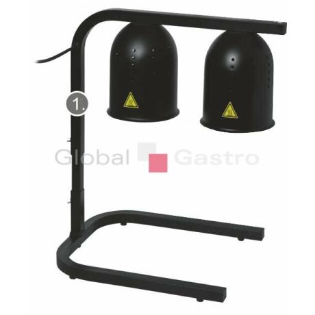 Infra lampa stolní   hliník černá | OEM 7230369