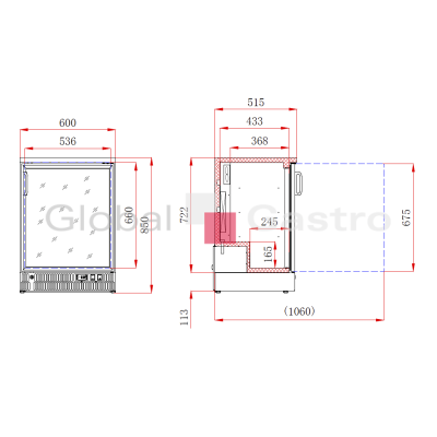 Nápojové vitríny SGD 150 85 | SAVE 6170270
