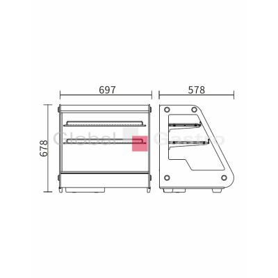 Vitrína chladící RTW 130L 1 | SAVE 6174009