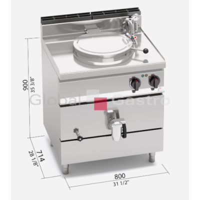 Dvouplášťový kotel Bertos E7PI | Bertos 7097093