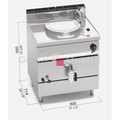 Dvouplášťový kotel Bertos G7PI | Bertos 7097095