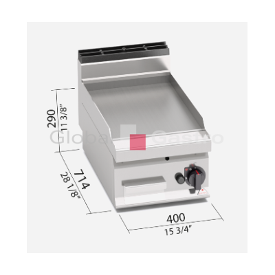 Grilovací hladká plotna Bertos G7FL4B | Bertos 7097100