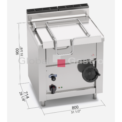 Elektrická pánev Bertos E7BR8/I | Bertos 7097189