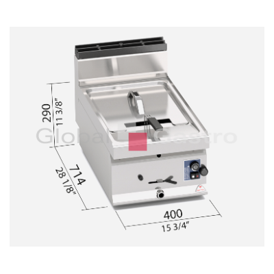 Plynová fritéza Bertos GL10B | Bertos 7097200