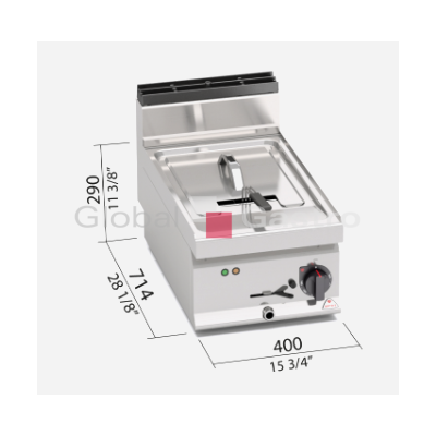 Elektrická fritéza Bertos E7F10 4B | Bertos 7097211