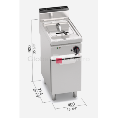 Elektrická fritéza Bertos E7F10 4MS | Bertos 7097214