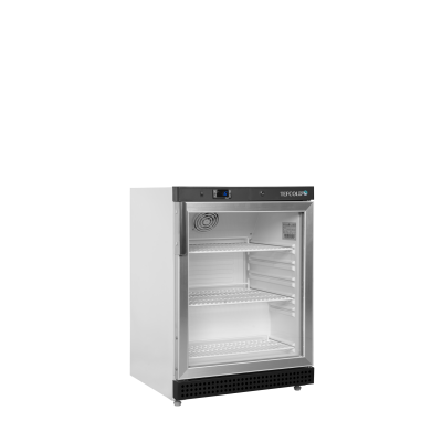 Chladicí skříň prosklené dveře, bílá UR 200 G | TEFCOLD 33849