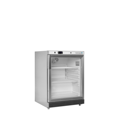 TEFCOLD 33850 | UR 200 SG Chladicí skříň jednodveřová s prosklenými dveřmi, provedení nerezové opláštění | Serrco by