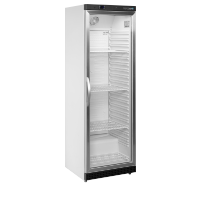 Chladicí skříň prosklené dveře, bílá UR 400 G | TEFCOLD 33852