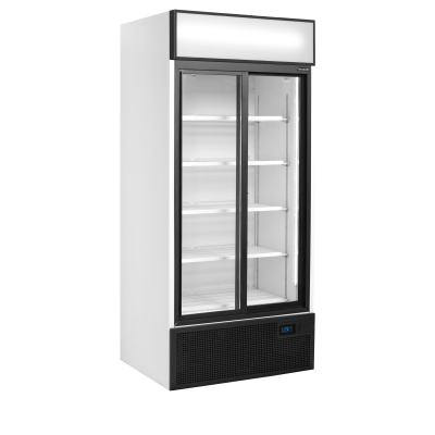 Chladicí skříň prosklené posuvné dveře FSC 891 S | TEFCOLD 48870