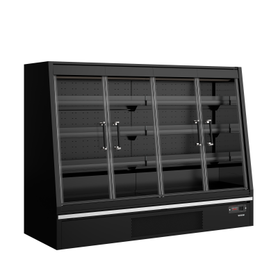 Chladicí vitrína přístěnná, kř. dveře Galaxy+ GPL20FGD Black | TEFCOLD | 48026