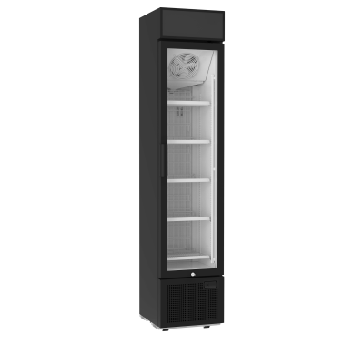 TEFCOLD 71793 | FSF176VH B Úzká mrazicí skříň se světelným reklamním panelem | Serrco by