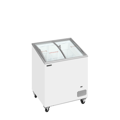 Pultová mraznička prosklené oblé víko IC202SCEB | TEFCOLD | 71460