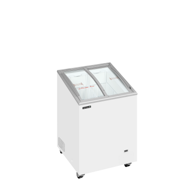 TEFCOLD 71459 | IC102SCEB Pultová mraznička s proskleným oblým víkem | Serrco by
