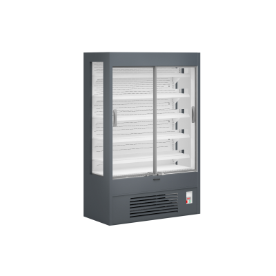 TEFCOLD 38512 | Chladicí vitrína přístěnná, posuv. dveře | Varna 160/60 DP mini
