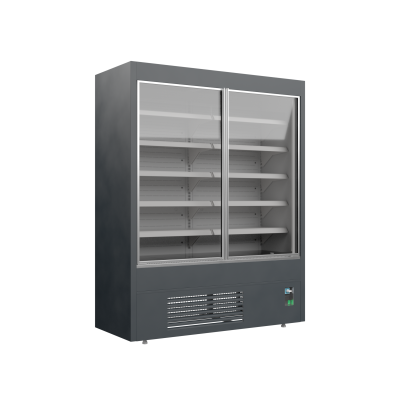 TEFCOLD 38513 | Varna 160/60 DUZ mini Chladicí přístěnná vitrína vhodná do prodejen a supermarketů | Juka