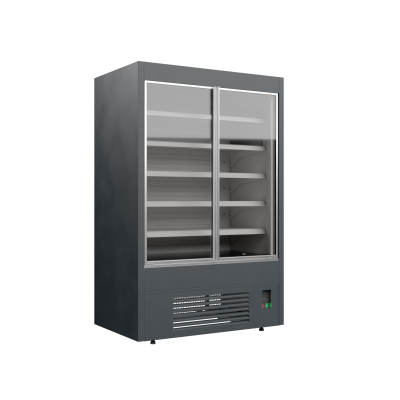 TEFCOLD 38516 | Varna 130/60 DUZ mini Chladicí přístěnná vitrína vhodná do prodejen a supermarketů | Juka