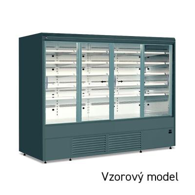 TEFCOLD 38878 | Varna 160/80 DP Chladicí přístěnná vitrína vhodná do prodejen a supermarketů | Juka