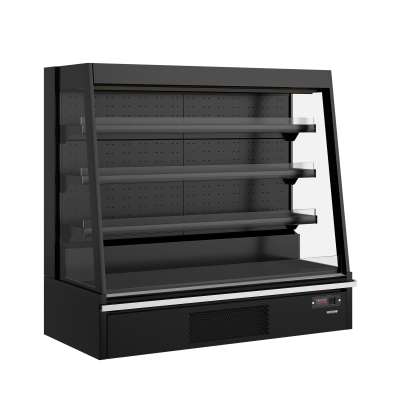 Chladicí vitrína přístěnná otevřená Galaxy+ GPL14 Black HC | TEFCOLD | 47725