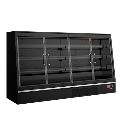 Chladicí vitrína přístěnná, kř. dveře Galaxy+ GPL26FGD Black | TEFCOLD | 48033