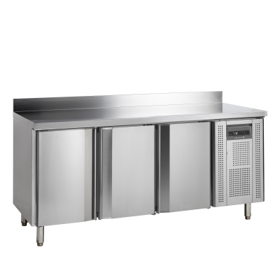 Chladicí stůl GN1/1 se zadním lemem SK 6310/+SP | TEFCOLD | 17715
