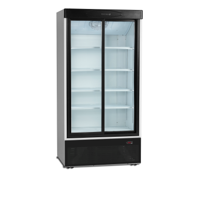 TEFCOLD 15946 | FS 1002 S Chladicí skříň se dvěma prosklenými posuvnými dveřmi. | Serrco by