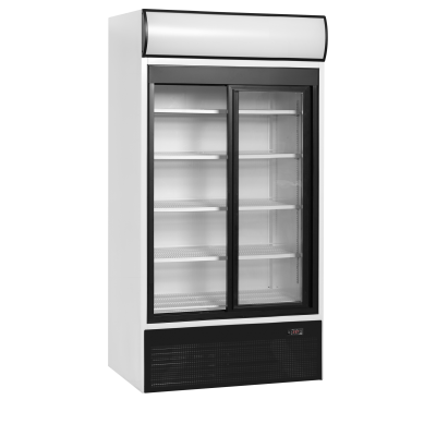 Chladicí skříň prosklené posuv. dveře FSC 1000 S | TEFCOLD 15957