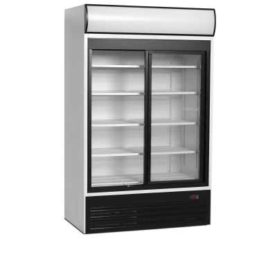 Chladicí skříň prosklené posuv. dveře FSC 1200 S | TEFCOLD 15961