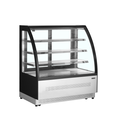 Chladicí vitrína cukrářská černá LPD 1200 C Black | TEFCOLD | 16044