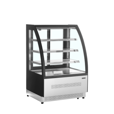TEFCOLD 16055 | LPD 900 C Black Chladicí vitrína cukrářská v černém provedení | Serrco by