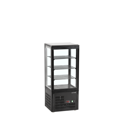 Chladicí vitrína stolní, černá UPD 80 BLACK | TEFCOLD 16064