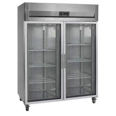Chladicí skříň prosklené dveře GN2/1 RK 1420 G | TEFCOLD 17597