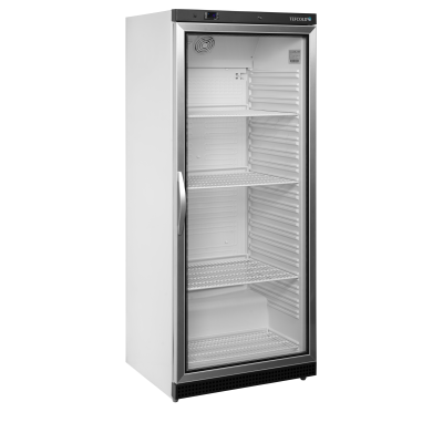 Chladicí skříň prosklené dveře, bílá UR 600 G | TEFCOLD 32945