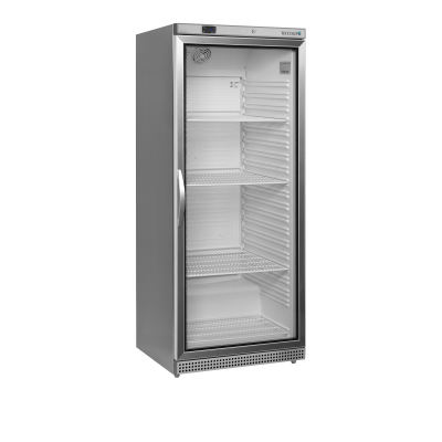 TEFCOLD 32946 | UR 600 SG Chladicí skříň jednodveřová s prosklenými dveřmi, provedení nerezové opláštění | Serrco by