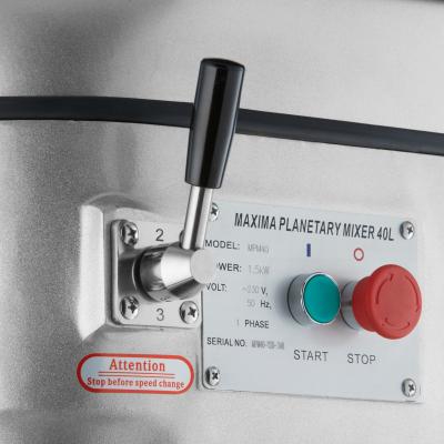 MAXIMA 09300175 | Planetární míchačka 40L - 3 rychlosti - MPM40