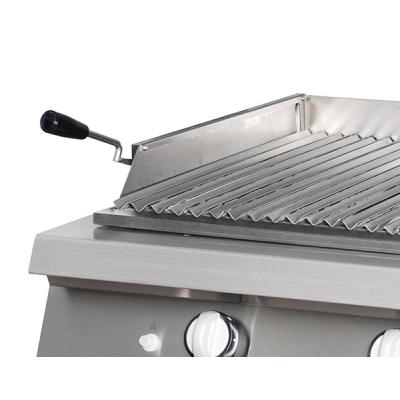MAXIMA 09398596 | Gril na lávový kámen Premium - plynový - dvojitá jednotka - hloubka 90 cm