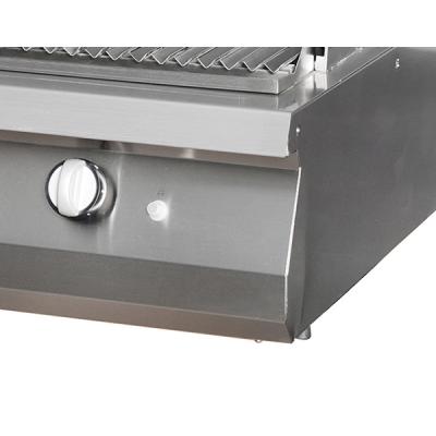 MAXIMA 09398596 | Gril na lávový kámen Premium - plynový - dvojitá jednotka - hloubka 90 cm