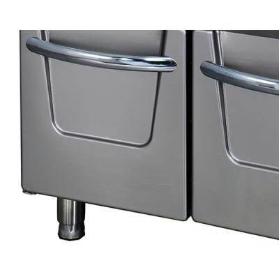 MAXIMA 09398608 | Fritéza Premium - 2 x 22 l - elektrická - dvojitá - s vypouštěcím kohoutkem - hloubka 90 cm