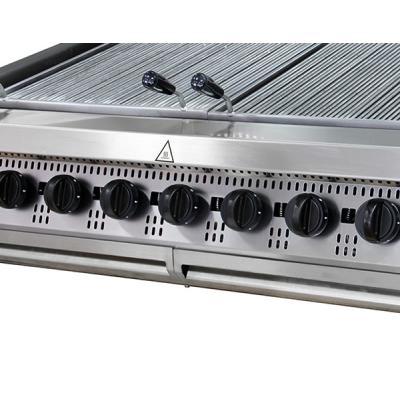 MAXIMA 09398601 | Prémiový gril - 8 zón - plynový - trojitá jednotka - hloubka 90 cm
