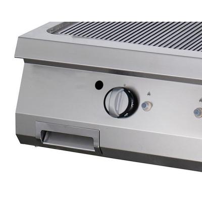 MAXIMA 09398588 | Grilovací pánev Premium s drážkami - elektrická - dvojitá jednotka - hloubka 90 cm