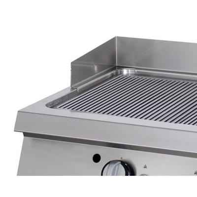 MAXIMA 09398589 | Prémiová grilovací pánev s drážkami Chrome - elektrická - dvojitá jednotka - hloubka 90 cm