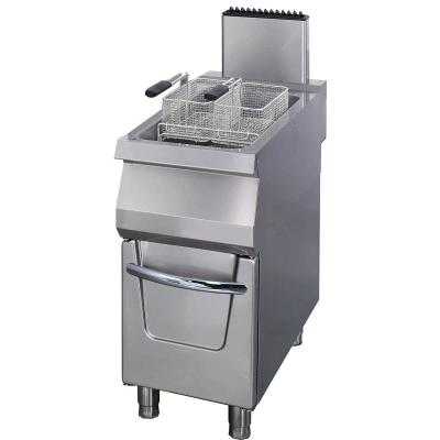MAXIMA 09398605 | Fritéza Premium - 1 x 22 l - plynová - s vypouštěcím kohoutem - hloubka 90 cm