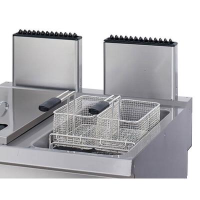 MAXIMA 09398606 | Fritéza Premium - 2 x 22 l - plynová - dvojitá - s vypouštěcím kohoutem - hloubka 90 cm