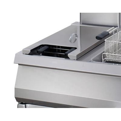 MAXIMA 09398606 | Fritéza Premium - 2 x 22 l - plynová - dvojitá - s vypouštěcím kohoutem - hloubka 90 cm