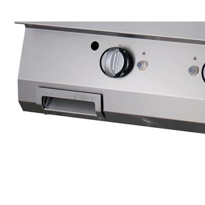 MAXIMA 09398571 | Grilovací pánev Premium 1/2 s drážkami - plynová - dvojitá jednotka - hloubka 90 cm
