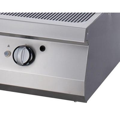 MAXIMA 09398574 | Grilovací pánev Premium s drážkami Chrome - plynová - dvojitá jednotka - hloubka 90 cm