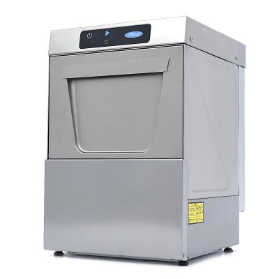MAXIMA 09211001 | Myčka skla - 35 x 35 cm - s odtokem, oplachovačem a mýdlovým čerpadlem - digitální displej - 230V